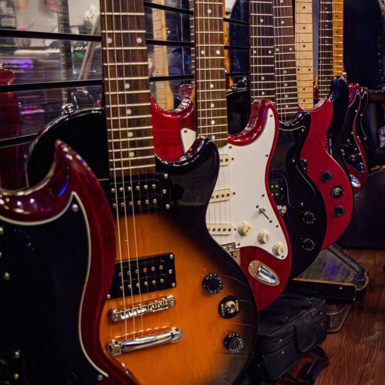 electric guitars